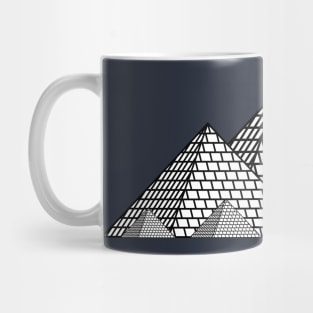 Pyramids of Egypt (white) Mug